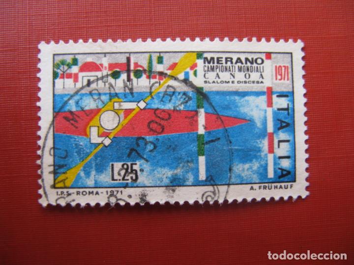Timbres: -italia 1971, campeonato mundial de remo en merano, Yvert 1076