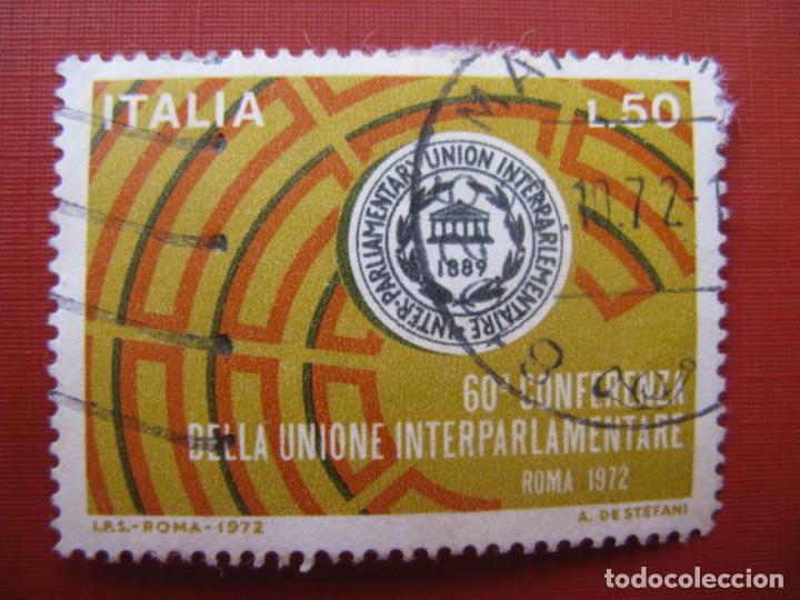 Timbres: -italia 1972 conferencia de la union interparlamentaria, Yvert 1107