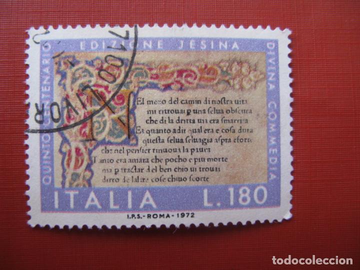 Timbres: -italia 1972, primeras ediciones de la divina comedia, Yvert 1113