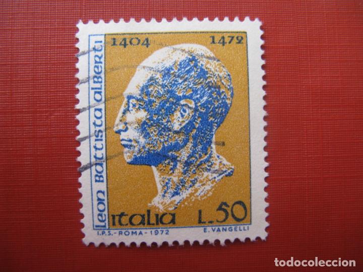 Timbres: -italia 1972, leon battista alberti, Yvert 1118