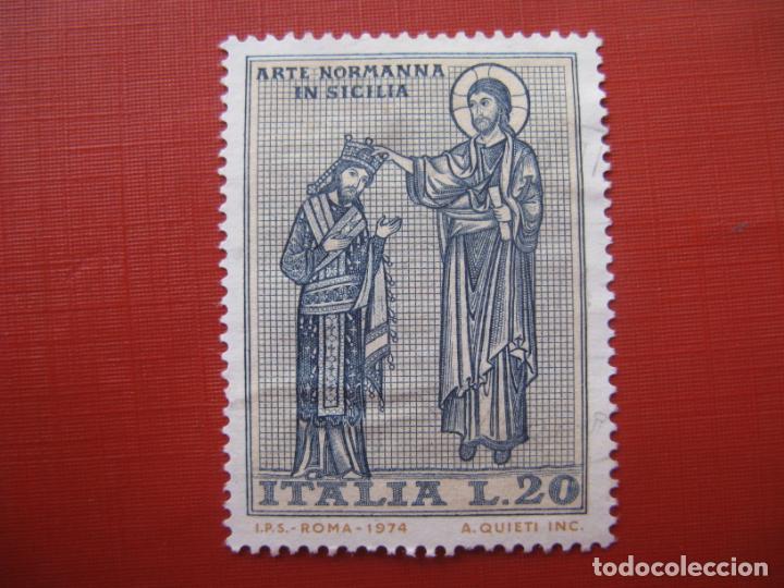 Timbres: -italia 1974, arte normando en sicilia