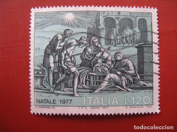 Timbres: -italia 1977, navidad