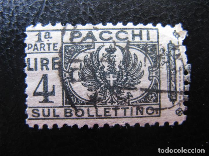 Sellos: -italia 1927, Yvert 31 paquete postal