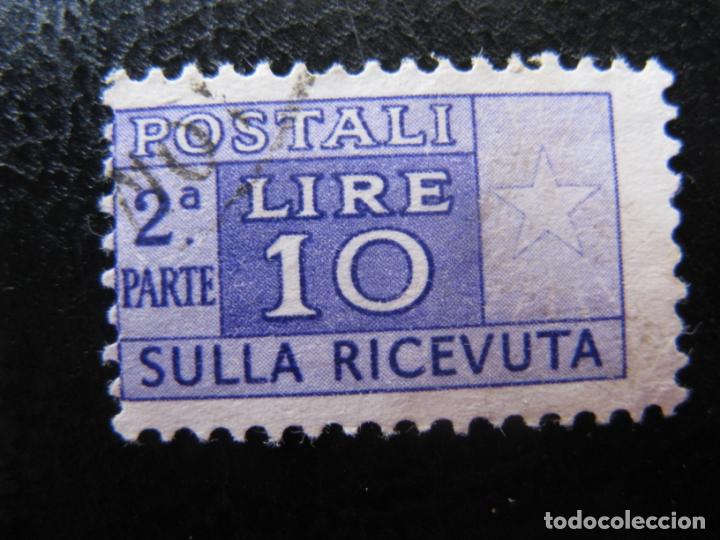 Sellos: -italia 1946, Yvert 59 paquete postal