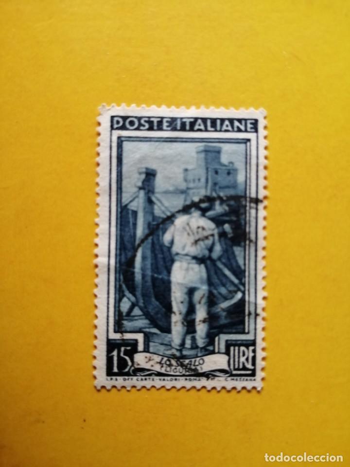 Selos: 15 LIRE - POSTES ITALIANES- LO SCALO (LIGURIA) - OFICIOS