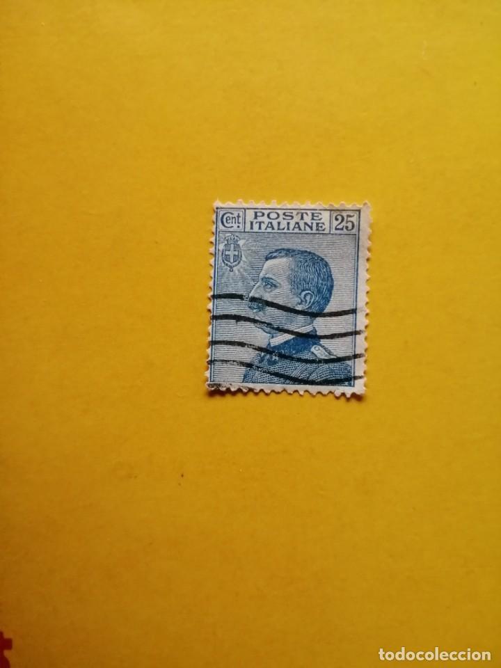 Sellos: 25 CENTIMOS, POSTE ITALIANE, A&Ntilde;O 1923 - FRANCOBELLO.