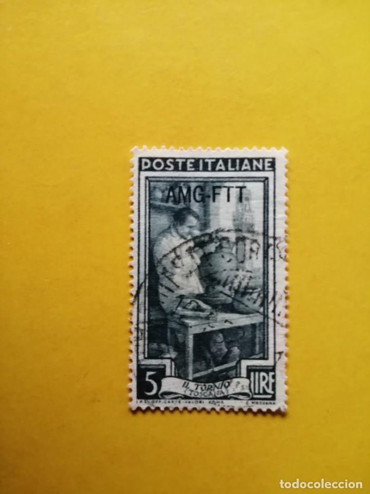 Selos: POSTE ITALIANE - ITALIA DEL TRABAJO, IL TORNIO (TOSCANA), 5 LIRE, IVERT 575