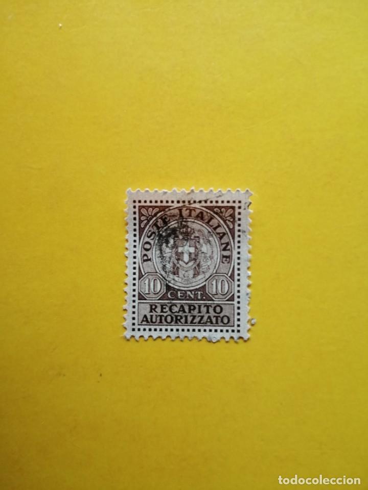 Selos: POSTE ITALIANE - 10 CENTIMOS - RECAPITO AUTORIZZATO - A&Ntilde;O 1930