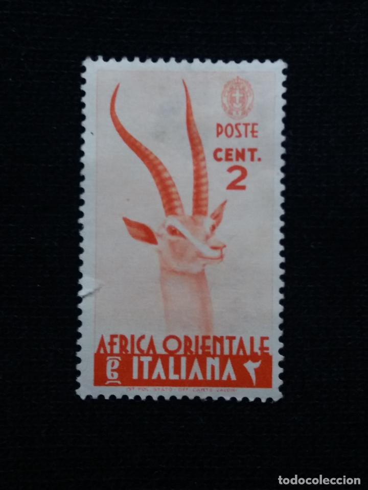 Briefmarken: POSTE ITALIA, 2 CENT, COLONIA AFRICA ORIENTALE, A&Ntilde;O 1946.