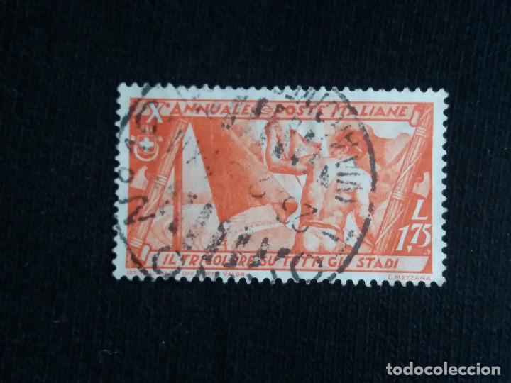 Stamps: POSTE ITALIA, 1,75 lire, STADI, A&Ntilde;O 1933.