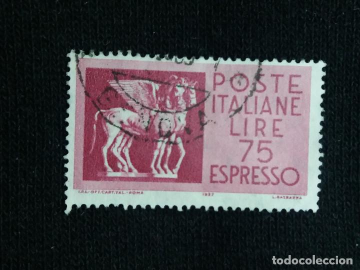 Selos: POSTE ITALIA, 75 ,LIRE, ESPRESSO, A&Ntilde;O 1958.