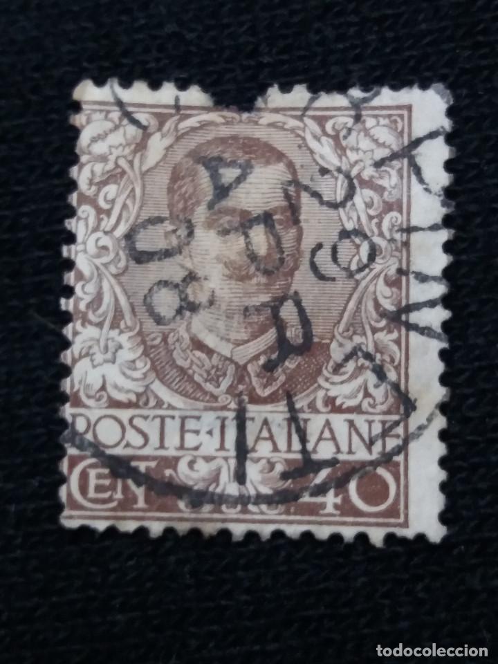 Selos: POSTE ITALIA, 40 CENT, V, EMMANUEL III, A&Ntilde;O 1901. .