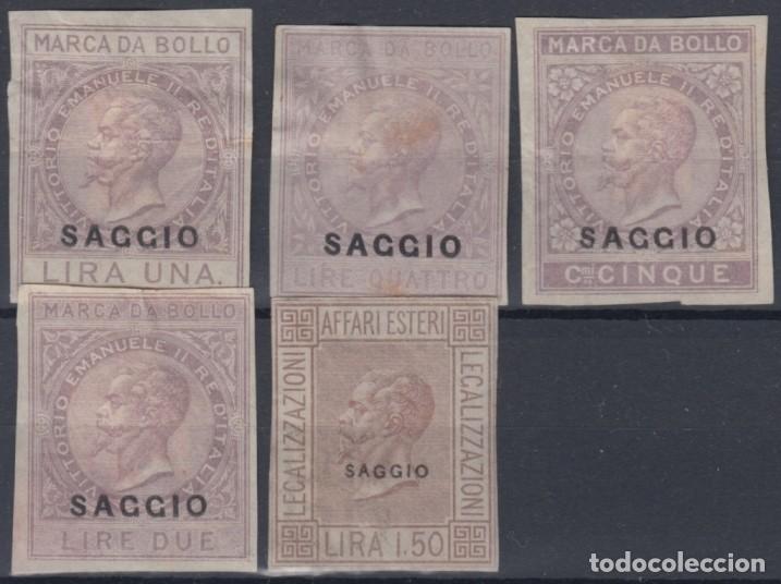 Briefmarken: F-EX3760 ITALY ITALIA REVENUE. MARCA DI BOLLO SAGGIO SPECIMEN FOREING DEPT.