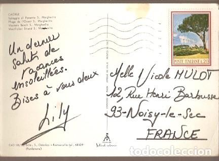 Sellos: Italia  & Circulado, Playa Ponente, Sta- Margherita, Noisy-le-Sec Francia 1969 (7688)