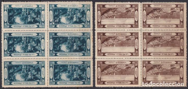 Selos: &rdquo;F-EX16763 ITALY ITALIA CINDERELLA CIRCA 1930 VIAREGGIO BLOCK 6 NO GUM&rdquo;