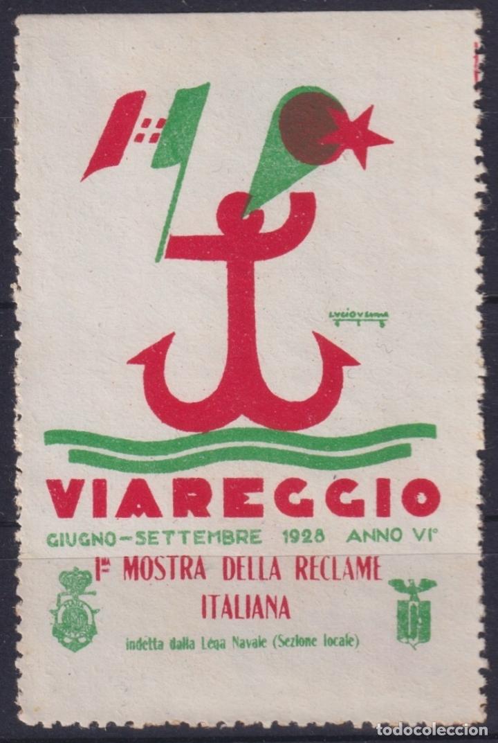 Selos: &rdquo;F-EX16766 ITALY ITALIA CINDERELLA 1925 VIAREGGIO FAIR SEA SHIP MARINE NO GUM&rdquo;