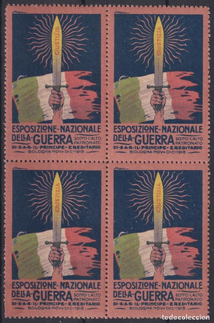 Selos: &rdquo;F-EX16487 ITALY ITALIA CINDERELLA 1918 WWI WAR MILITAR EXPO ORIGINAL GUM&rdquo;