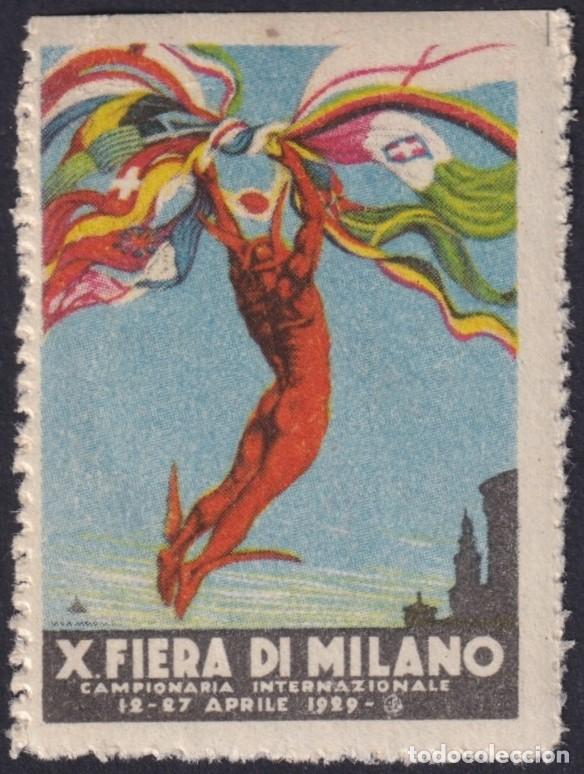 Selos: &rdquo;F-EX16614 ITALY ITALIA CINDERELLA 1929 X FAIR MILANO MILAN MERCURY ORIGINAL GUM.&rdquo;