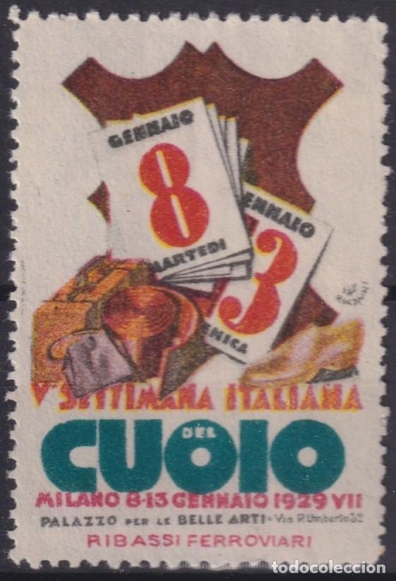 Selos: &rdquo;F-EX16615 ITALY ITALIA CINDERELLA 1929 WEEK OF LEATHER SHOES CUOIO. NO GUM.&rdquo;