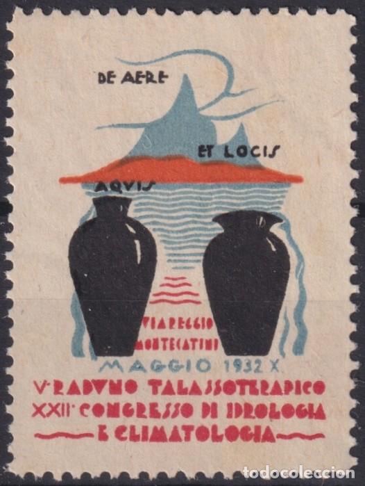 Selos: &rdquo;F-EX16625 ITALY ITALIA CINDERELLA 1932 HYDROLOGY CLIMATOLOGY CONGRESS NO GUM&rdquo;