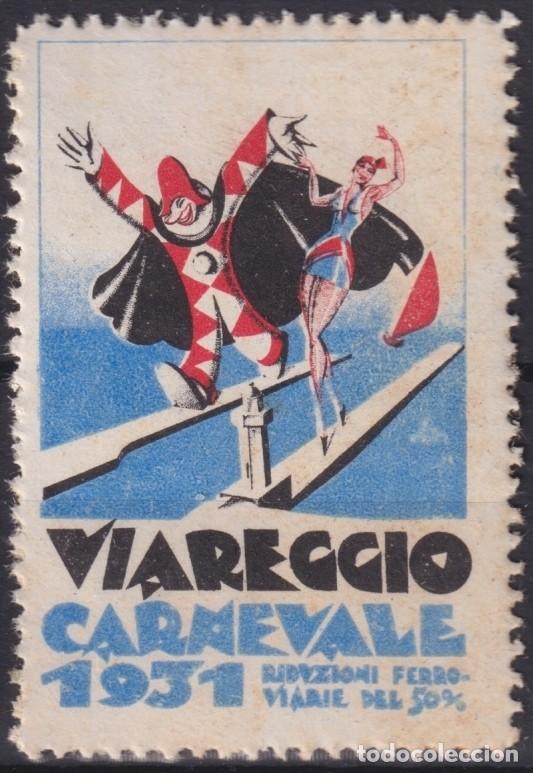 Selos: &rdquo;F-EX16621 ITALY ITALIA CINDERELLA 1931 CARNIVAL CARNEVALE DI VIAREGGIO ORIGINAL GUM&rdquo;