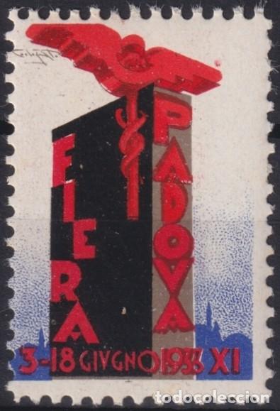 Sellos: &rdquo;F-EX16633 ITALY ITALIA CINDERELLA 1933 PADUA PADOVA FAIR NO GUM&rdquo;