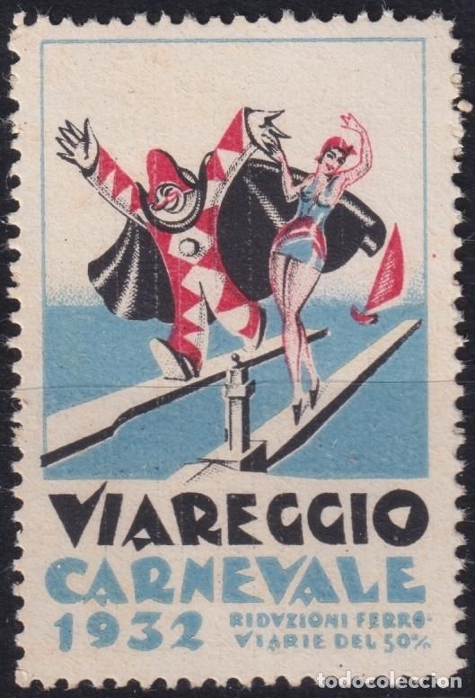 Sellos: &rdquo;F-EX16622 ITALY ITALIA CINDERELLA 1932 CARNIVAL CARNEVALE DI VIAREGGIO NO GUM&rdquo;