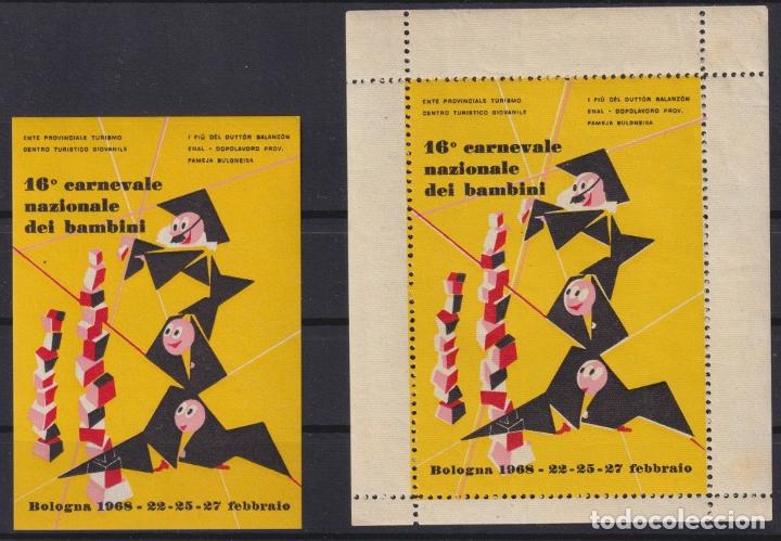 Sellos: &rdquo;F-EX16651 ITALY ITALIA CINDERELLA 1968 MNH CHILDREN CARNIVAL BOLOGNA.&rdquo;