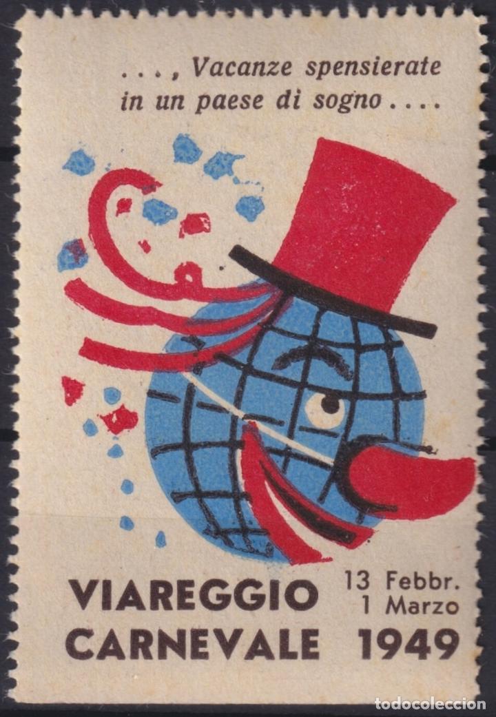 Sellos: &rdquo;F-EX16675 ITALY ITALIA CINDERELLA 1949 CARNIVAL CARNEVALE DI VIAREGGIO ORIGINAL GUM&rdquo;
