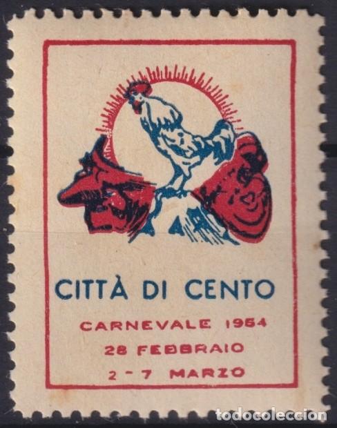 Sellos: &rdquo;F-EX16687 ITALY ITALIA CINDERELLA 1954 CARNIVAL CARNEVALE CITTA DI CENTRO ORIGINAL&rdquo;