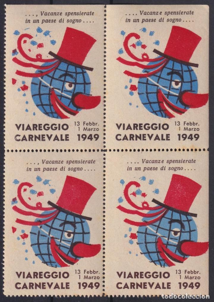 Sellos: &rdquo;F-EX16676 ITALY ITALIA CINDERELLA 1949 CARNIVAL CARNEVALE DI VIAREGGIO ORIGINAL GUM&rdquo;