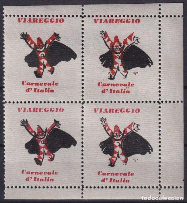 Sellos: &rdquo;F-EX16705 ITALY ITALIA CINDERELLA CIRCA1950 CARNIVAL CARNEVALE DI VIAREGGIO MINI SHEET ORIGINAL GUM