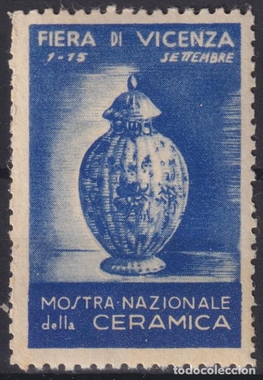Sellos: &rdquo;F-EX16736 ITALY ITALIA CINDERELLA CIRCA 1936 FAIR CERAMICA VICENZA ORIGINAL GUM&rdquo;