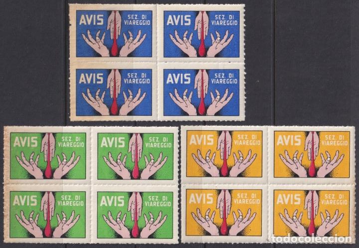 Sellos: &rdquo;F-EX16732 ITALY ITALIA CINDERELLA MINI SHEET CIRCA 1950 AVIS VIAREGGIO ORIGINAL GUM&rdquo;