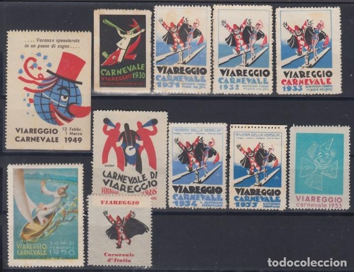 Sellos: &rdquo;F-EX15525 ITALY ITALIA CINDERELLA 1930-50 CARNIVAL, CARNAVAL VIAREGGIO, ORIGINAL GUM &&rdquo;
