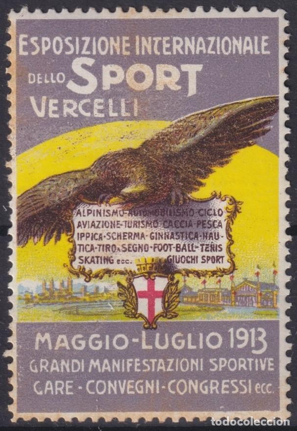 Sellos: &rdquo;F-EX17184 ITALY ITALIA CINDERELLA 1913 SPORT INTERNATIONAL EAGLE ORIGINAL GUM&rdquo;
