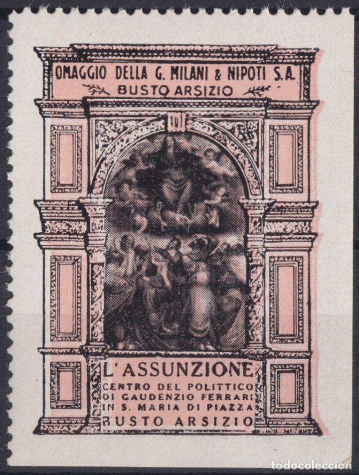 Sellos: &rdquo;F-EX17446 ITALY ITALIA CINDERELLA 1930 BUSTO ARSIZIO L&acute;ASSUNZIONE 37x50 mm ORIGINAL GUM&rdquo;