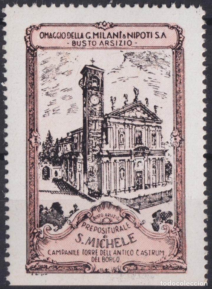 Sellos: &rdquo;F-EX17456 ITALY ITALIA CINDERELLA 1930 BUSTO ARSIZIO S S. MICHELE CHURCH 40x53 mm ORIGINAL GUM&rdquo;