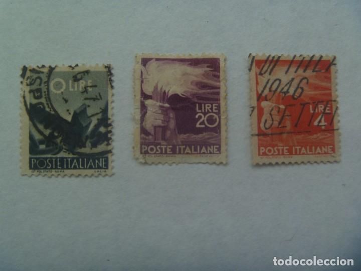Selos: LOTE DE 3 SELLOS DE ITALIA POST FASCISTA