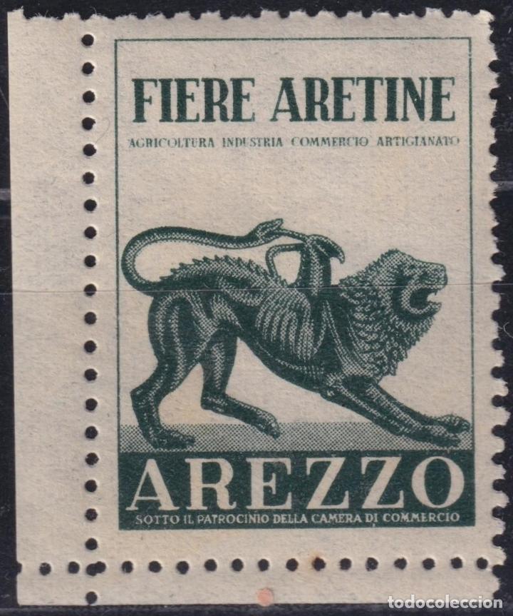 Sellos: F-EX19079 ITALY ITALIA CINDERELLA QUIMERA AREZZO FIERE ARETINE 30x40mm.