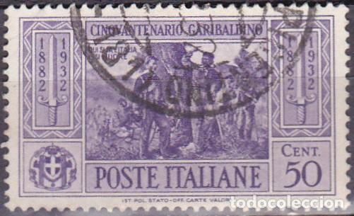 Timbres: 1932 - ITALIA - CINCUENTENARIO GARIBALDIANO - YVERT 299