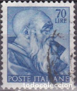 Timbres: 1961 - ITALIA - CAPILLA SIXTINA MIGUEL ANGEL - YVERT 836