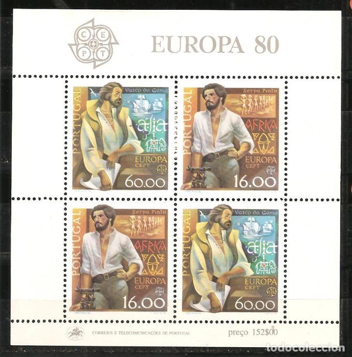Briefmarken: PORTUGAL, YVERT HB 30, EUROPA-1980, NUEVO SIN GOMA