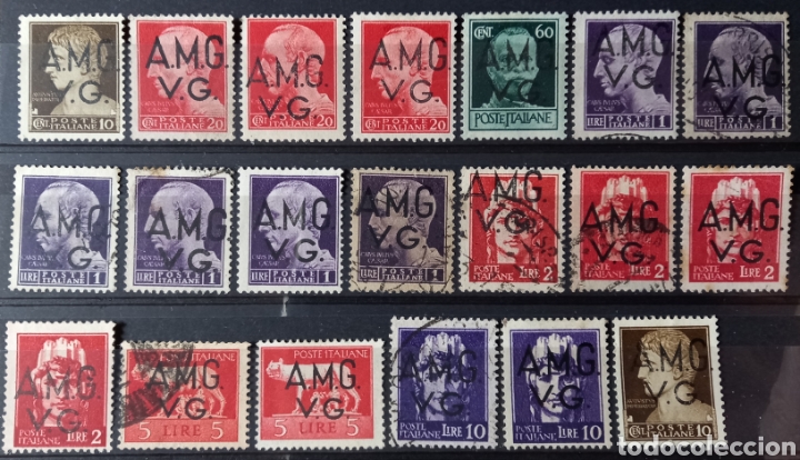 Timbres: Sellos de Trieste, del Gobierno Militar Aliado de Venezia Giulia