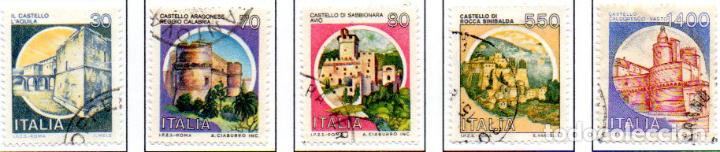 Selos: ITALIA.- SELLOS DEL A&Ntilde;O 1981-84.- EN USADOS