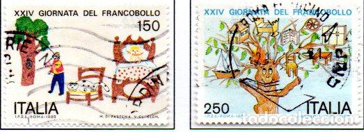 Timbres: ITALIA.- SELLOS DEL A&Ntilde;O 1982.- EN USADOS