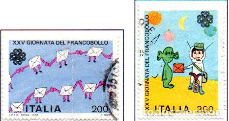Timbres: ITALIA.- SELLOS DEL A&Ntilde;O 1983.- EN USADOS