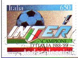 Briefmarken: ITALIA.- SELLO DEL A&Ntilde;O 1989, EN USADO