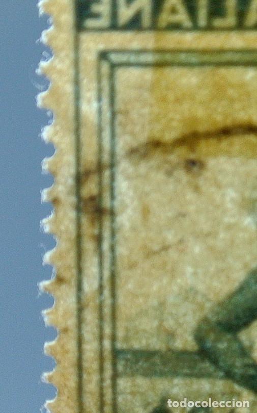 Sellos: SELLO POSTAL ITALIA 1957, 65 lira, Cosechadora de cáñamo, Abadía de Pomposa RAREZA MARCA DE AGUA - Foto 5 - 251056240