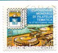 Briefmarken: ITALIA.- SELLO DEL A&Ntilde;O 1992, EN USADO